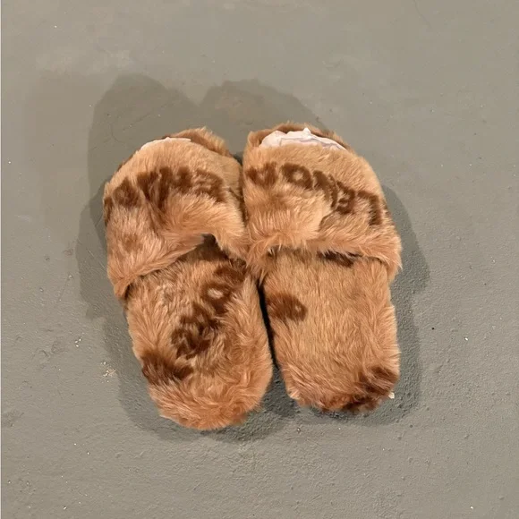 Brown Multicolor Balenciaga Slides Mens Size 12 - Picture 3 of 4